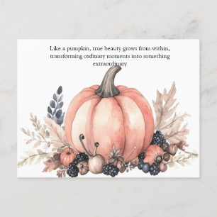 Charming Pumpkin Postkarte