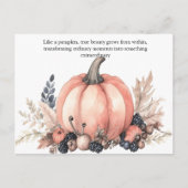 Charming Pumpkin Postkarte (Vorderseite)