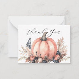 Charming Pumpkin Vielen Dank Mitteilungskarte