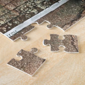 Charming Quaint Cape Cod Blue Bicycle Blume Chic Puzzle (Seite)