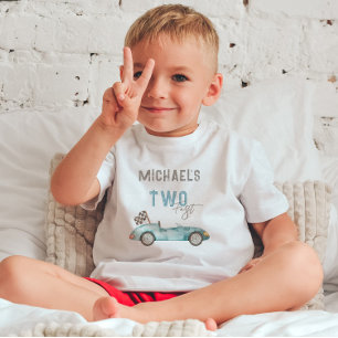Charming Race Car Geburtstag Kleinkind T-shirt
