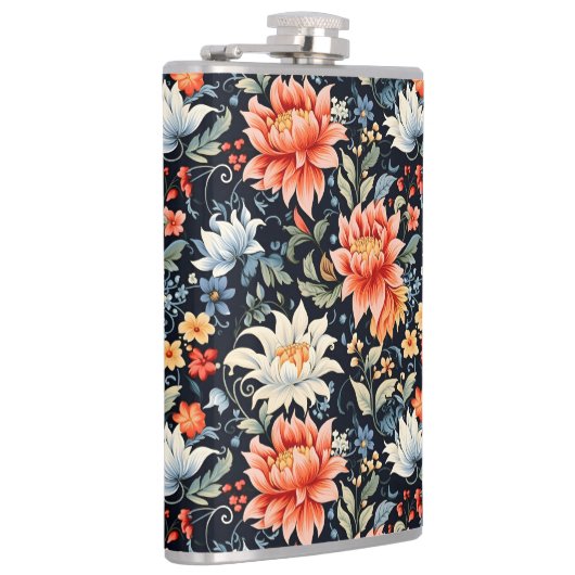 Charming Ranya Floral Pattern-65293 Flachmann (Rechts)