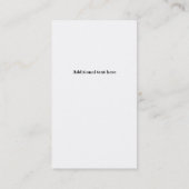 Charming Realtor Business Card Visitenkarte (Rückseite)