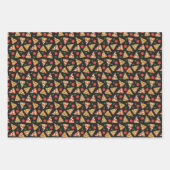 Charming Red Gingham Pizza Patterns Geschenkpapier Set (Vorderseite)