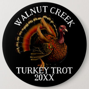 Charming Retro Türkei Trottrennen Button