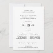 Charming Romantic Floral & Transparency Overlay Einladung (Rückseite)