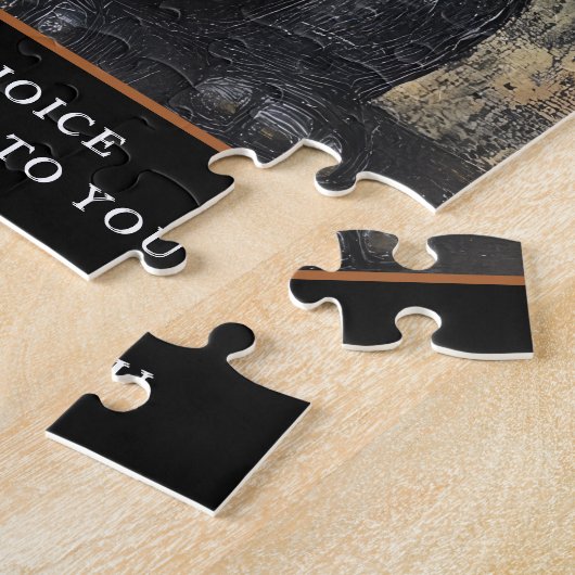 Charming rustic frenchie Dog Illustrated art Puzzle (Seite)