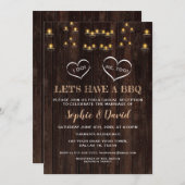 Charming Rustikale Lampen Alte Scheune I tun GRILL Einladung (Vorne/Hinten)