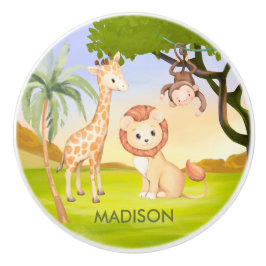 Charming Safari Tiername Thema Dramatie Cerami Keramikknauf