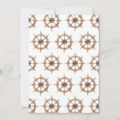 Charming Sailboat 2. Geburtstags-Party Einladung (Rückseite)