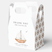 Charming Sailboat Geburtstag Geschenkschachtel (Geöffnet)