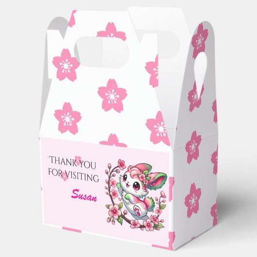 Charming Sakura Bunny Geschenkschachtel (Geöffnet)