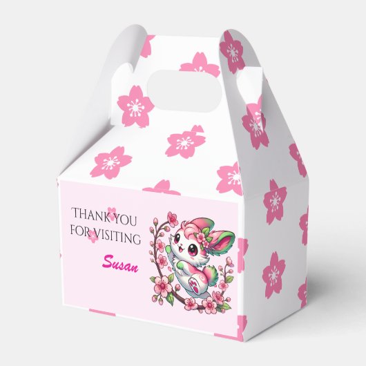 Charming Sakura Bunny Geschenkschachtel (Vorderseite)