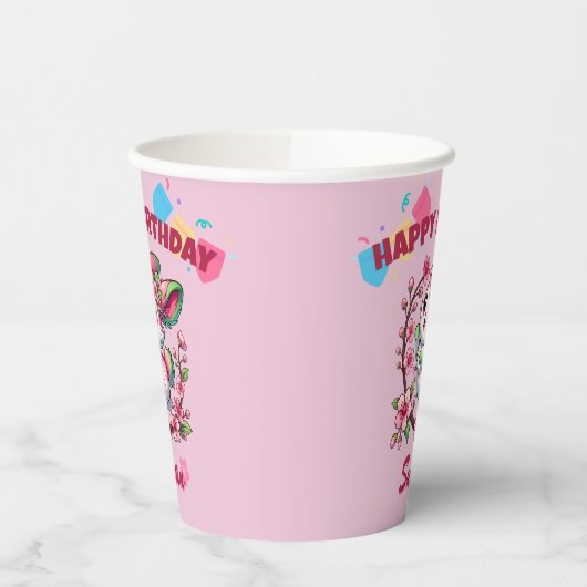 Charming Sakura Bunny Pappbecher (Links)