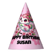 Charming Sakura Bunny Partyhütchen (Vorderseite)