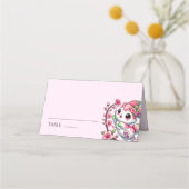 Charming Sakura Bunny Platzkarte (Rückseite)