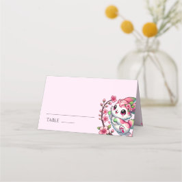 Charming Sakura Bunny Platzkarte