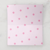 Charming Sakura Bunny Platzkarte (Innenseite Aufgefaltet)