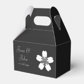Charming Sakura in Black Gevor Box Geschenkschachtel (Rückseite)