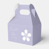 Charming Sakura in Lavender Gefallen Box Geschenkschachtel (Rückseite)