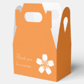 Charming Sakura in Orange Gefallen Box Geschenkschachtel (Geöffnet)