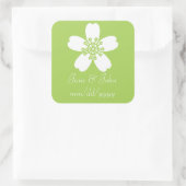 Charming Sakura in Peridot Aufkleber (Tasche)