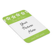 Charming Sakura in Peridot Rett-the-Date Magnet (Rechte Seite)