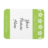 Charming Sakura in Peridot Rett-the-Date Magnet (Horizontal)