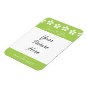 Charming Sakura in Peridot Rett-the-Date Magnet (Linke Seite)