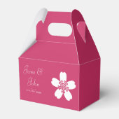 Charming Sakura in Raspberry Gefälligkeitsbox Geschenkschachtel (Rückseite)