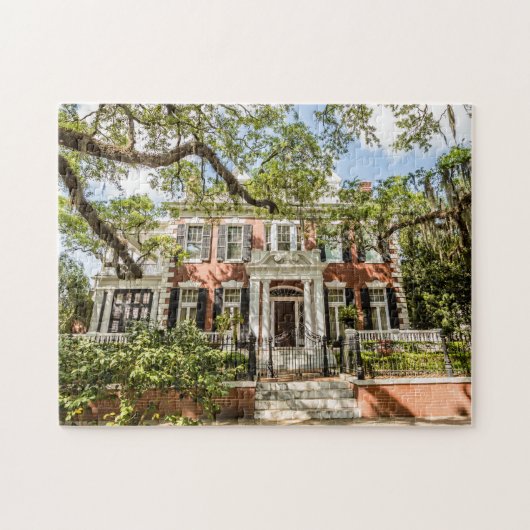 Charming Savannah Mansion Souvenir Puzzle (Horizontal)