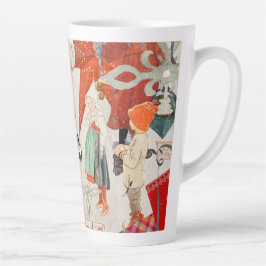 Charming Scandinavian Folk Christmas Milchtasse