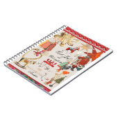 Charming Scandinavian Folk Christmas Wallpaper – V Notizblock (Linke Seite)