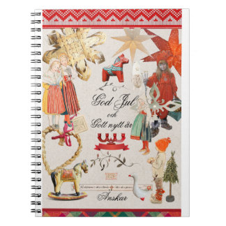 Charming Scandinavian Folk Christmas Wallpaper – V Notizblock