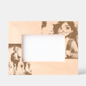 Charming Schoolgirl and Boy - Whimsical Classroom Geätzte Rahmen (Vorderseite)