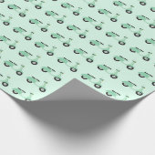 Charming Scooter Parade Geschenkpapier (Ecke)