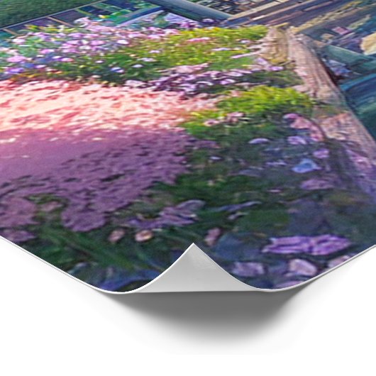 Charming Shrine und Cherry Blossom Poster (Ecke)