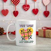 Charming Sie gewinnen mein Herz Kaffeetasse