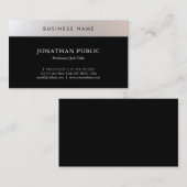 Charming Simple Modern Trendy Schlicht Beruflich Visitenkarte (Vorne/Hinten)