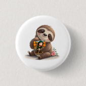 Charming Sloth Button (Vorderseite)