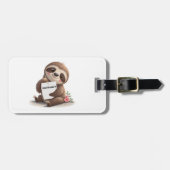 Charming Sloth Gepäckanhänger (Vorderseite horizontal)