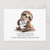 Charming Sloth Postkarte (Vorderseite)