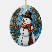 Charming Snowman Festglass Weihnachtsschmuck (Rechts)
