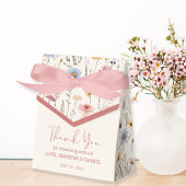 Charming Soft Pastel Boho Floral Baby Dusche Geschenkschachtel