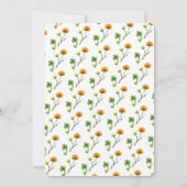 Charming Spring Clover & Gnome Invitation  Einladung (Rückseite)