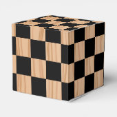 Charming Square Checkers Heart Mark Design Geschenkschachtel (Rückseite)