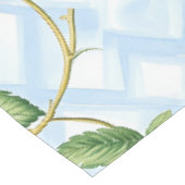 Charming Strawberry & Leaf Muster - Vintag Tischdecke (Schrägansicht)