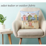 Charming Summertime Shore Beach Monogram Kissen<br><div class="desc">Genießen Sie diese lustige und farbenfrohe Strandszene - entspannen Sie sich und bleiben Sie dort, wann immer Sie wollen. Ihre Auswahl an Baumwolle, Polyester oder Outdoor-Materialien. Fügen Sie einfach Ihr Monogramm zur Beachstasche hinzu oder löschen Sie es und Sie können sich entscheiden, "Sommertage" zu Ihrem persönlichen Thema zu ändern. Bei...</div>