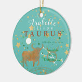 Charming Taurus Zodiac Keramik Ornament (Links)