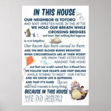 Charming Totoro Movie Poster